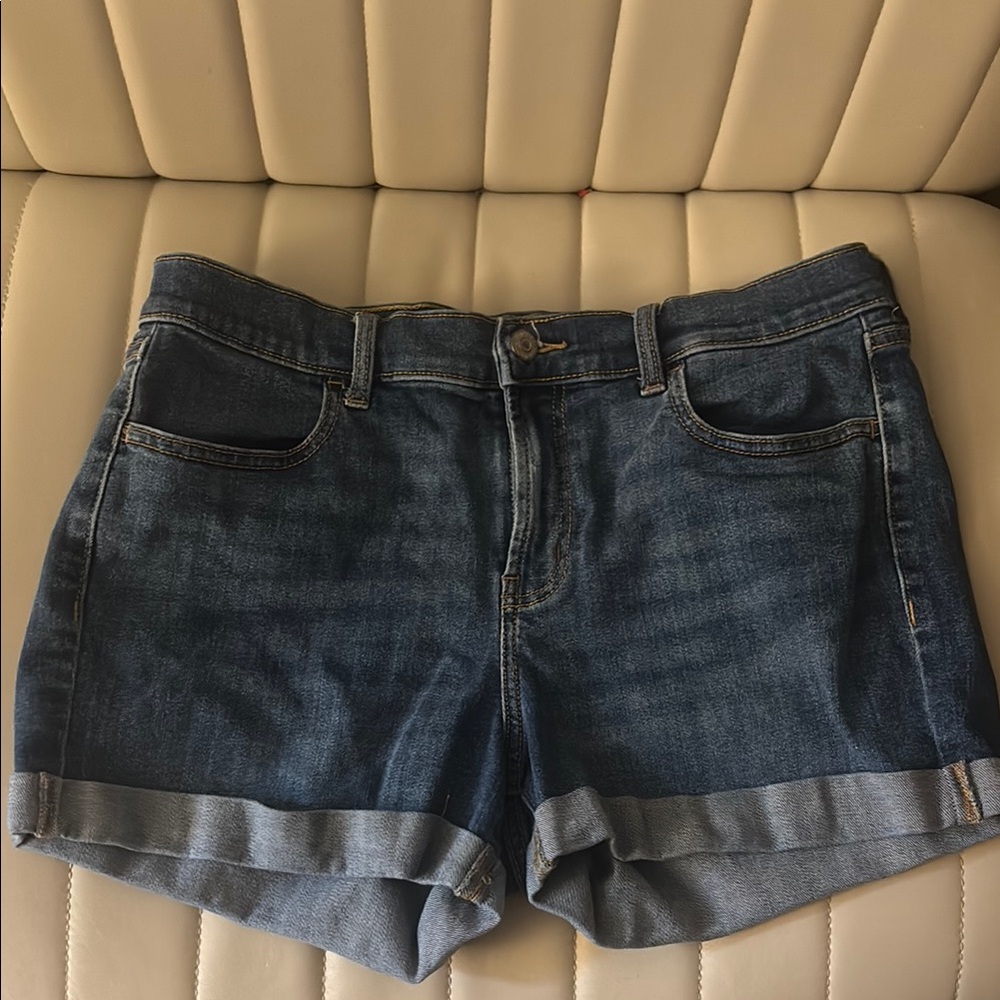Old Navy Dark Blue Jean Shorts